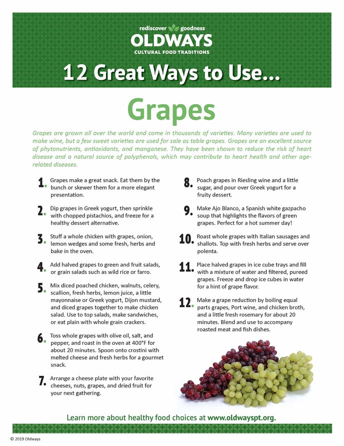 12 Ways to Use Grapes